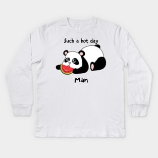 Hot day Kids Long Sleeve T-Shirt